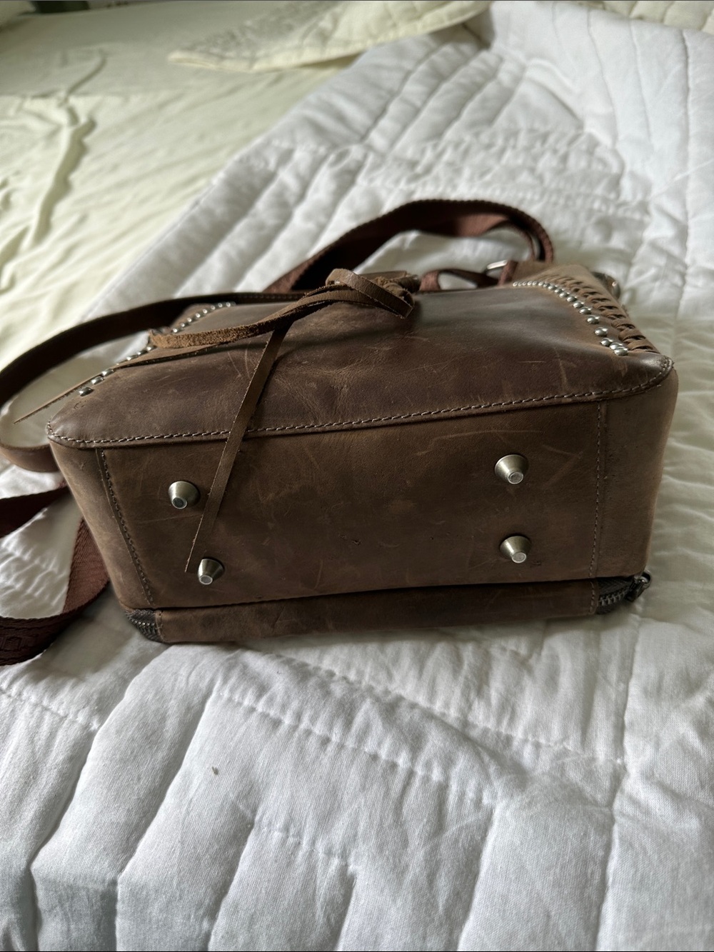 Montana West western leather crossbody bag - Picture 9 of 9